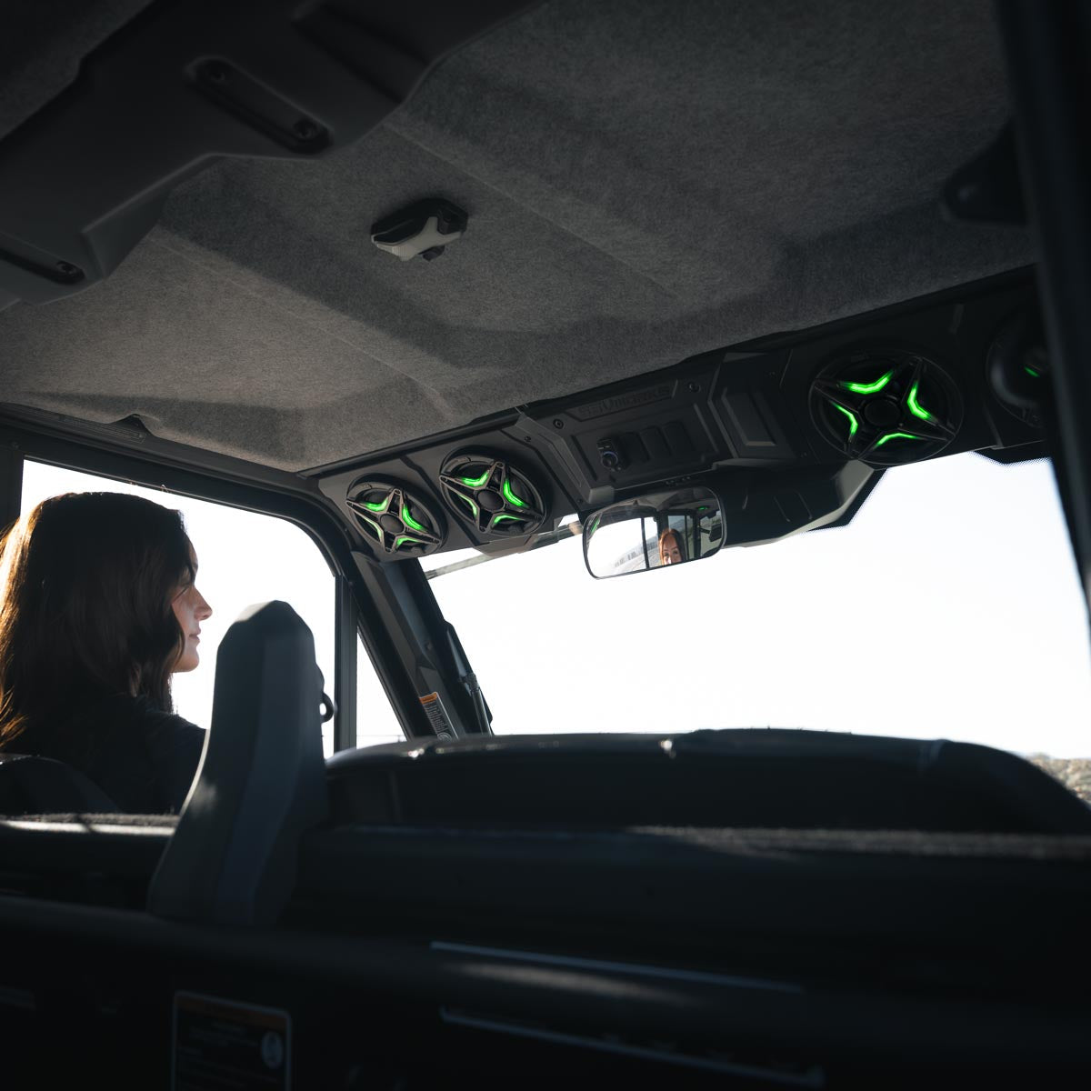 2026-Up CanAm Defender HD11 Phase-5 V-Spec 1,650watt 7-Speaker Audio Kit for BRP Touchscreen
