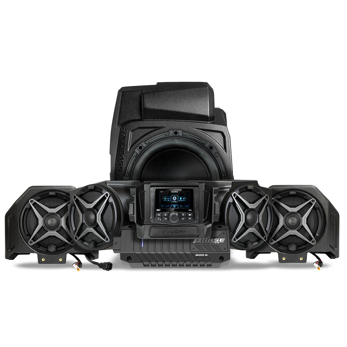 2020-2024 Polaris® RZR PRO Series Phase-4 A-Spec 5-Speaker 800watt System w/JVC