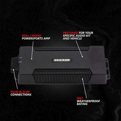 2017-2026 Can-Am® X3, Phase-6 K-Spec 6-Speaker 1650watt System w/MRB4