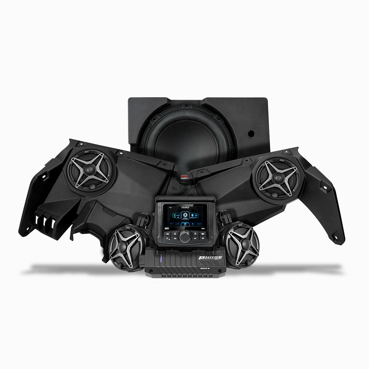 2017-2026 Can-Am® X3, Phase-4 A-Spec 5-Speaker 800watt System w/MRB4